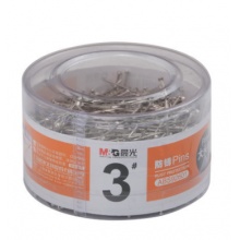 晨光办公用3号大头针PVC筒装ABS92601