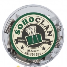 晨光25mm长尾夹SOHO一族(银)ABS91692