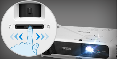 水平梯形校正功能 - Epson CB-S04产品功能